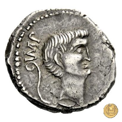 496/3 - denario M. Antonius 42 BC (Itinerante con M. Antonius)