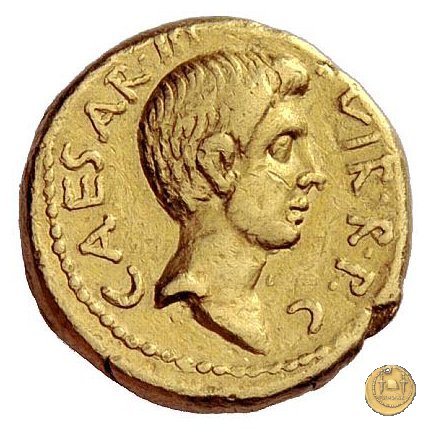 497/1 - aureo C. Iulius Caesar Octavianus 42 BC (Itinerante con Octavianus)