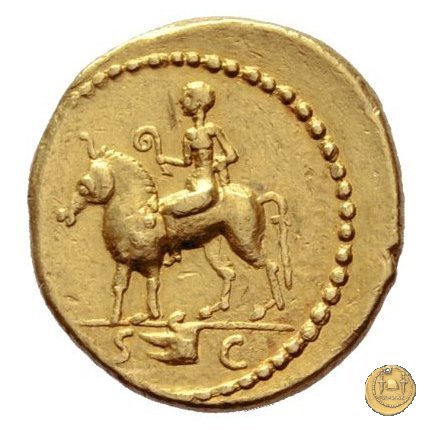 497/1 - aureo C. Iulius Caesar Octavianus 42 BC (Itinerante con Octavianus)