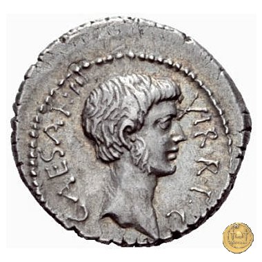 497/2 - denario C. Iulius Caesar Octavianus 42 BC (Itinerante con Octavianus)