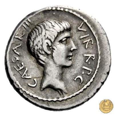 497/2 - denario C. Iulius Caesar Octavianus 42 BC (Itinerante con Octavianus)