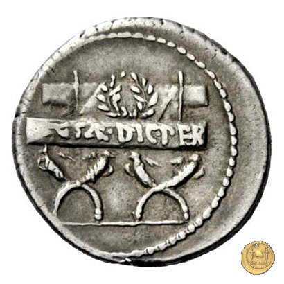 497/2 - denario C. Iulius Caesar Octavianus 42 a.C. (Itinerante con Octavianus)
