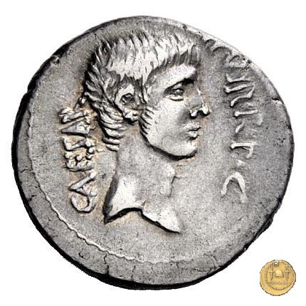 497/2 - denario C. Iulius Caesar Octavianus 42 BC (Itinerante con Octavianus)