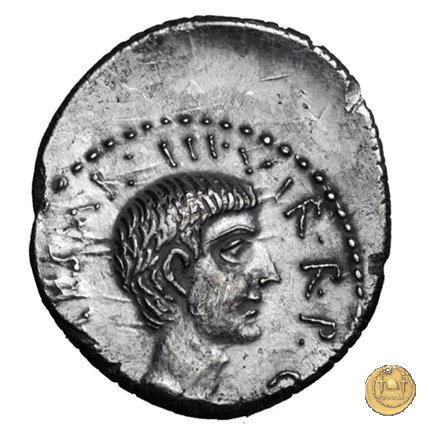 497/2 - denario C. Iulius Caesar Octavianus 42 BC (Itinerante con Octavianus)