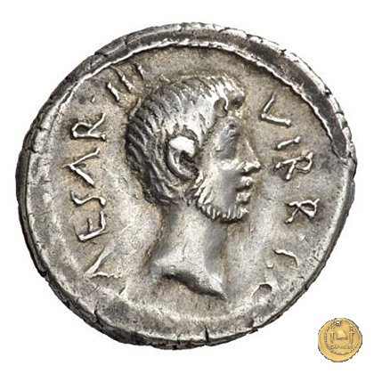 497/2 - denario C. Iulius Caesar Octavianus 42 a.C. (Itinerante con Octavianus)