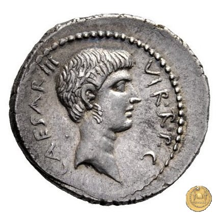 497/2 - denario C. Iulius Caesar Octavianus 42 BC (Itinerante con Octavianus)