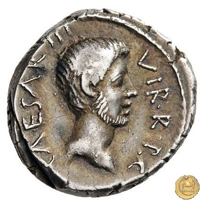 497/2 - denario C. Iulius Caesar Octavianus 42 BC (Itinerante con Octavianus)