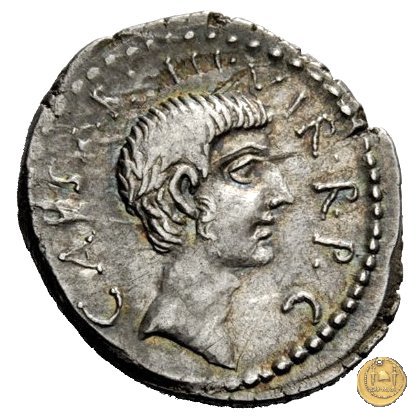 497/2 - denario C. Iulius Caesar Octavianus 42 BC (Itinerante con Octavianus)