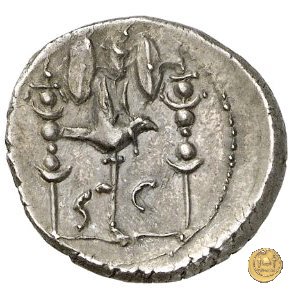 497/3 - denario C. Iulius Caesar Octavianus 42 BC (Itinerante con Octavianus)