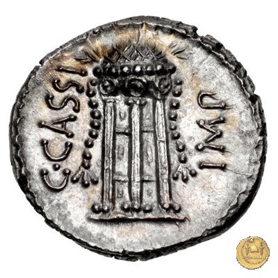 500/1 - denario C. Cassius Longinus / L. Cornelius Lentulus Spinther 43-42 BC (Itinerante con Cassius)