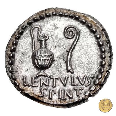 500/1 - denario C. Cassius Longinus / L. Cornelius Lentulus Spinther 43-42 BC (Itinerante con Cassius)