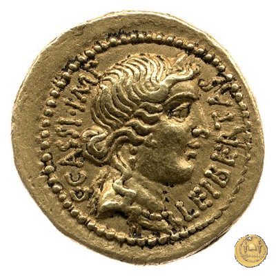 500/2 - aureo C. Cassius Longinus / L. Cornelius Lentulus Spinther 43-42 BC (Itinerante con Cassius)