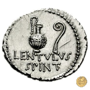 500/3 - denario C. Cassius Longinus / L. Cornelius Lentulus Spinther 43-42 BC (Itinerante con Cassius)