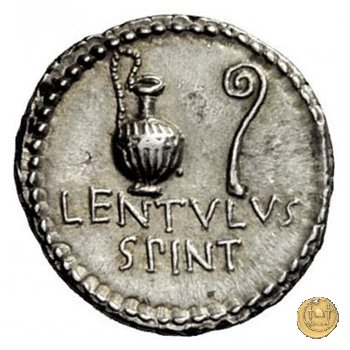 500/5 - denario C. Cassius Longinus / L. Cornelius Lentulus Spinther 43-42 BC (Itinerante con Cassius)