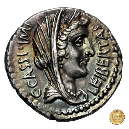 500/5 - denario C. Cassius Longinus / L. Cornelius Lentulus Spinther 43-42 BC (Itinerante con Cassius)