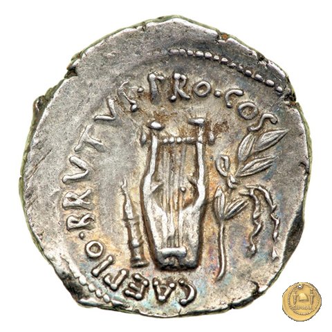 501/1 - denario M. Iunius Brutus 43-42 BC (Itinerante con Brutus)