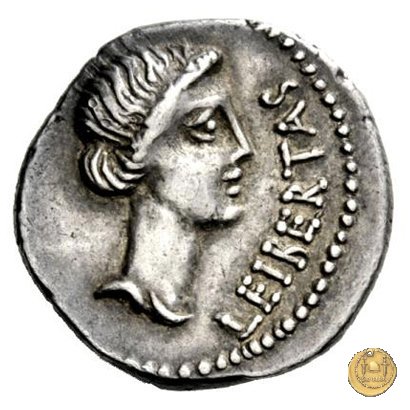 501/1 - denario M. Iunius Brutus 43-42 BC (Itinerante con Brutus)