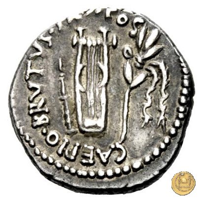 501/1 - denario M. Iunius Brutus 43-42 BC (Itinerante con Brutus)