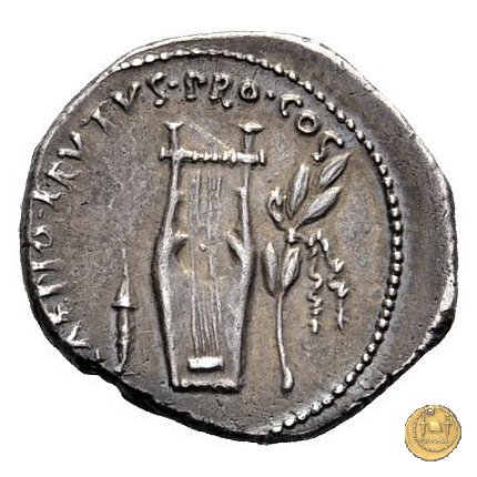 501/1 - denario M. Iunius Brutus 43-42 BC (Itinerante con Brutus)