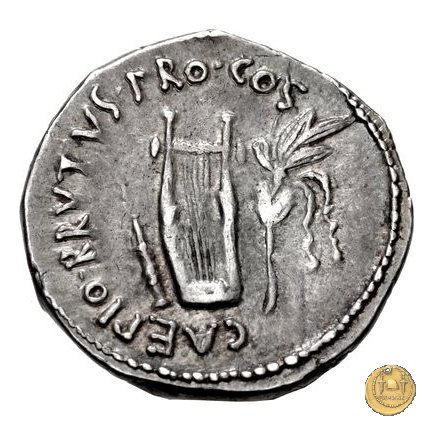 501/1 - denario M. Iunius Brutus 43-42 BC (Itinerante con Brutus)