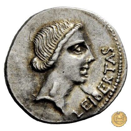 501/1 - denario M. Iunius Brutus 43-42 BC (Itinerante con Brutus)