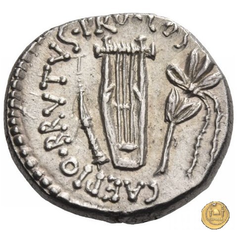 501/1 - denario M. Iunius Brutus 43-42 BC (Itinerante con Brutus)