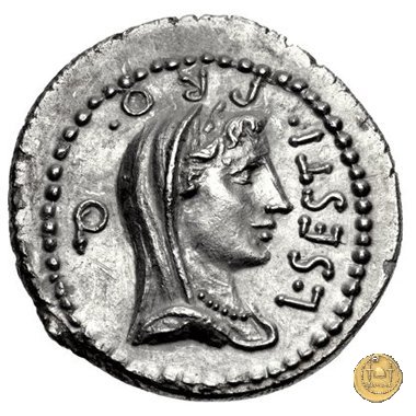 502/2 - denario M. Iunius Brutus / L. Sestius 43-42 BC (Itinerante con Brutus)