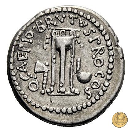 502/2 - denario M. Iunius Brutus / L. Sestius 43-42 BC (Itinerante con Brutus)