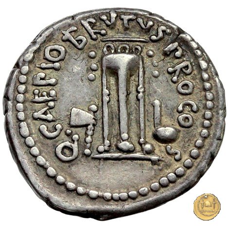 502/2 - denario M. Iunius Brutus / L. Sestius 43-42 BC (Itinerante con Brutus)