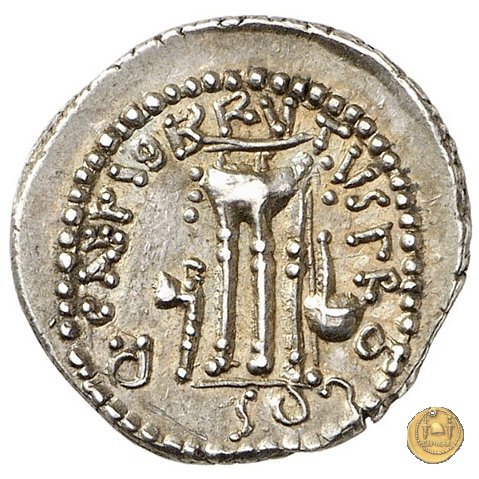 502/2 - denario M. Iunius Brutus / L. Sestius 43-42 BC (Itinerante con Brutus)