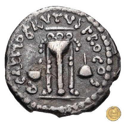 502/4 - quinario M. Iunius Brutus / L. Sestius 43-42 a.C. (Itinerante con Brutus)