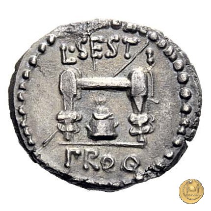 502/4 - quinario M. Iunius Brutus / L. Sestius 43-42 BC (Itinerante con Brutus)