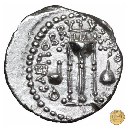 502/4 - quinario M. Iunius Brutus / L. Sestius 43-42 BC (Itinerante con Brutus)