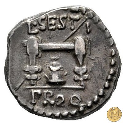 502/4 - quinario M. Iunius Brutus / L. Sestius 43-42 a.C. (Itinerante con Brutus)