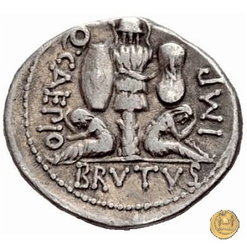 503/1 - denario M. Iunius Brutus 43-42 BC (Itinerante con Brutus)