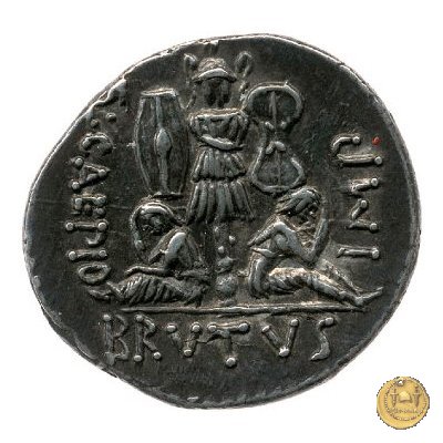 503/1 - denario M. Iunius Brutus 43-42 BC (Itinerante con Brutus)