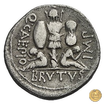 503/1 - denario M. Iunius Brutus 43-42 BC (Itinerante con Brutus)