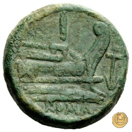 50/3 - asse 209-208 a.C. (Roma)