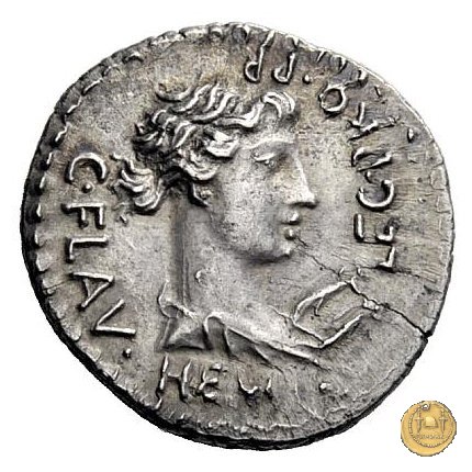 504/1 - denario M. Iunius Brutus / C. Flavius Hemic(illus) 43-42 BC (Itinerante con Brutus)