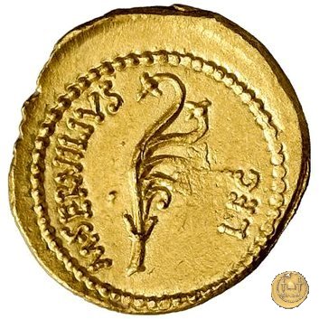 505/1 - aureo C. Cassius Longinus / M. Servilius C.f. 43-42 BC (Itinerante con Cassius)