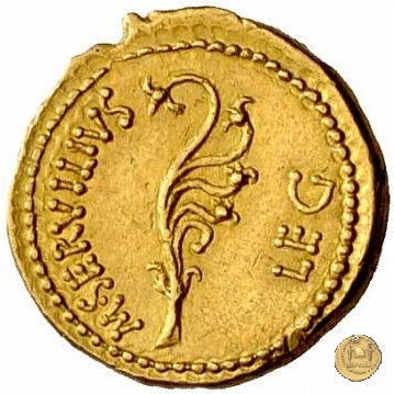 505/1 - aureo C. Cassius Longinus / M. Servilius C.f. 43-42 BC (Itinerante con Cassius)