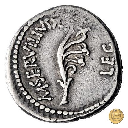 505/2 - denario C. Cassius Longinus / M. Servilius C.f. 43-42 BC (Itinerante con Cassius)