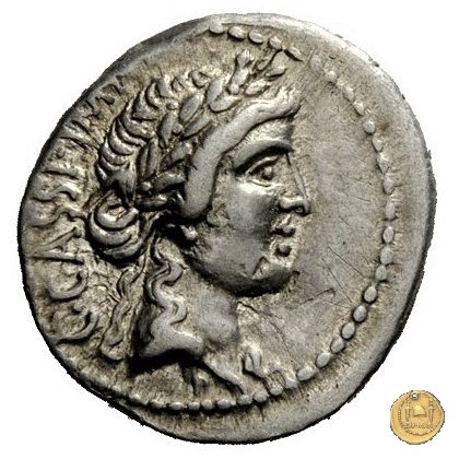 505/2 - denario C. Cassius Longinus / M. Servilius C.f. 43-42 BC (Itinerante con Cassius)