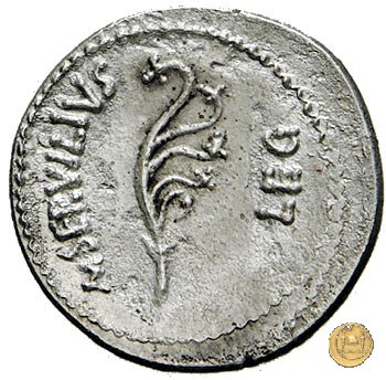 505/2 - denario C. Cassius Longinus / M. Servilius C.f. 43-42 a.C. (Itinerante con Cassius)