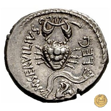 505/3 - denario C. Cassius Longinus / M. Servilius C.f. 43-42 BC (Itinerante con Cassius)