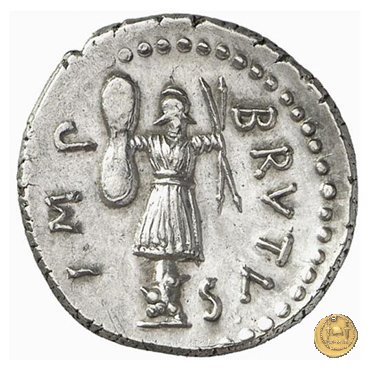 506/2 - denario M. Iunius Brutus / Pedanius Costa 43-42 BC (Itinerante con Brutus)