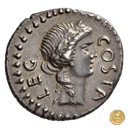 506/2 - denario M. Iunius Brutus / Pedanius Costa 43-42 BC (Itinerante con Brutus)
