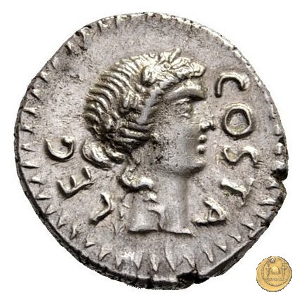 506/2 - denario M. Iunius Brutus / Pedanius Costa 43-42 a.C. (Itinerante con Brutus)