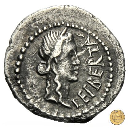 506/3 - quinario M. Iunius Brutus 43-42 BC (Itinerante con Brutus)