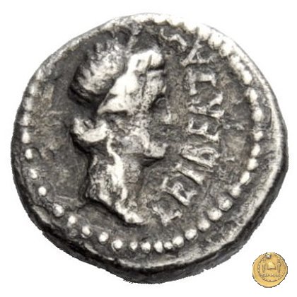 506/3 - quinario M. Iunius Brutus 43-42 a.C. (Itinerante con Brutus)